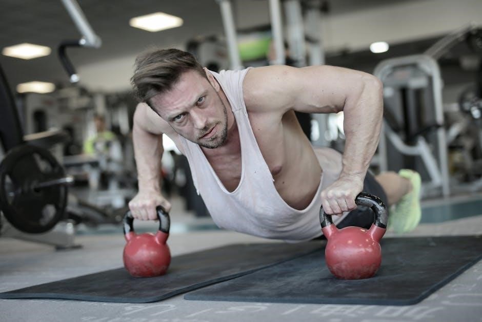 kettlebell workout for beginners pdf